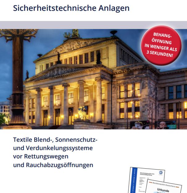Neue Broschüre Zu „Sicherheitstechnische Anlagen“